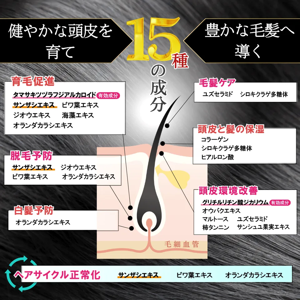 15種類の有効成分3