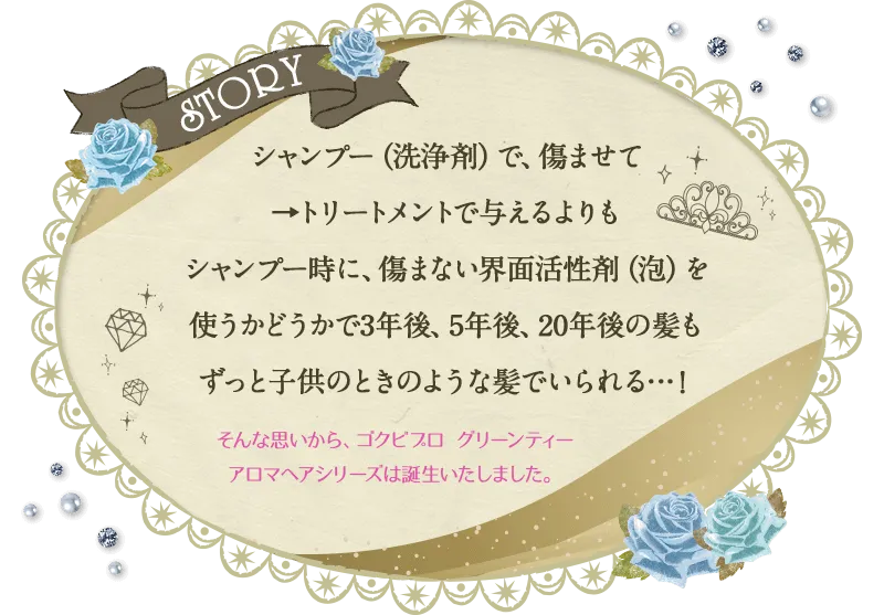 ゴクビプログリーンティーアロマヘアシリーズ